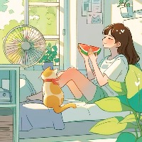 雨中漫步的图图