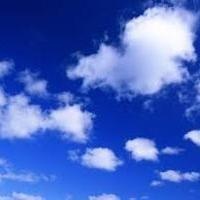 藍天裡的雲